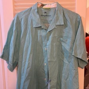 Turquoise Tommy Bahama Short Sleeve Button Down size XL